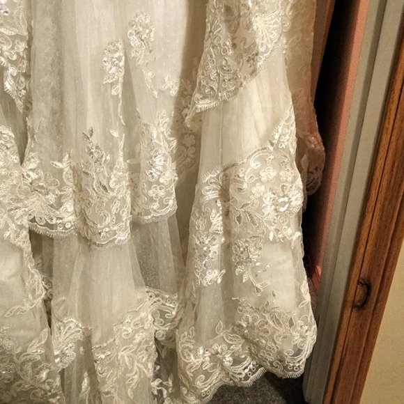 Champagne Wedding Dress - Picture 3 of 9